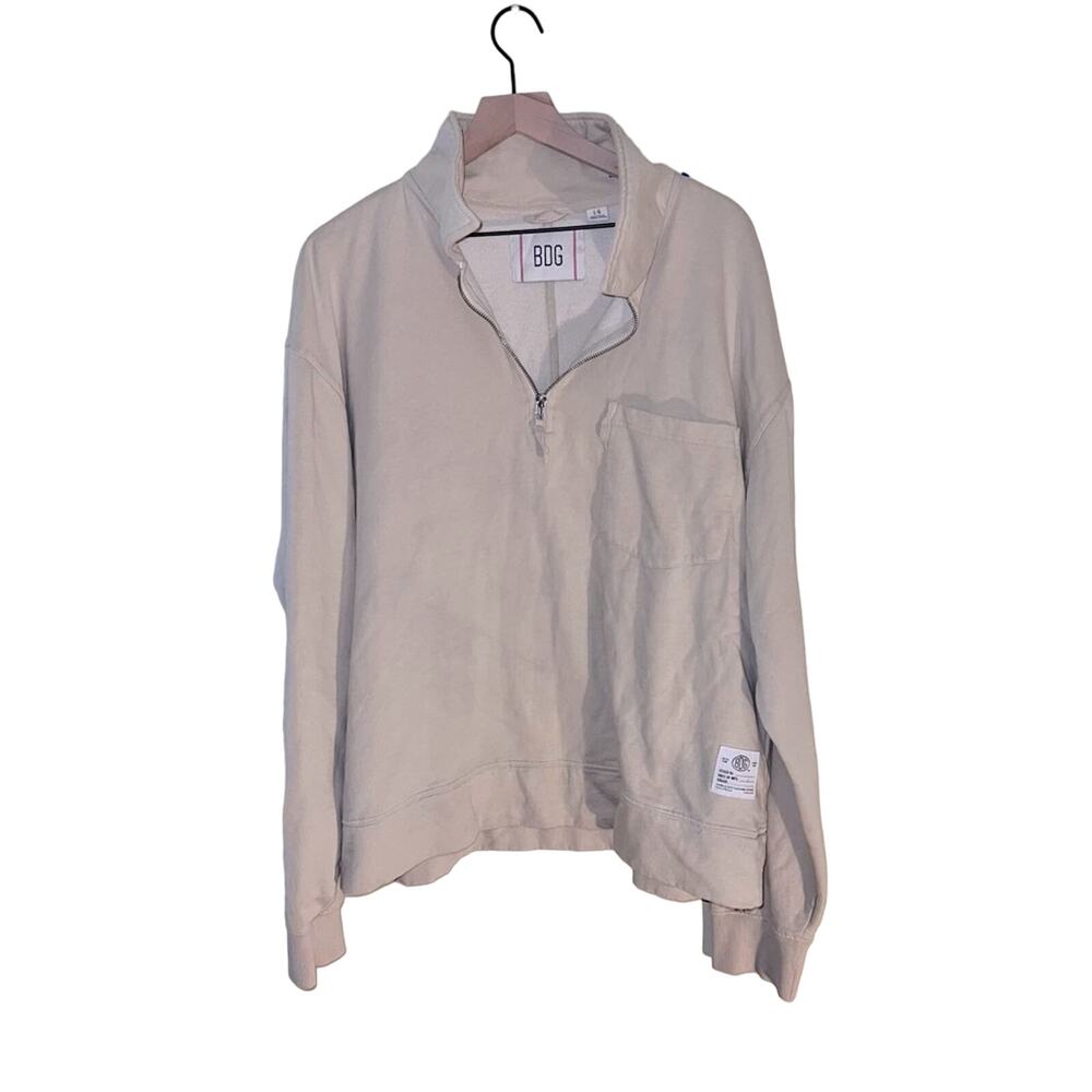 BDG URBAN OUTFITTERS quarter zip pullover L